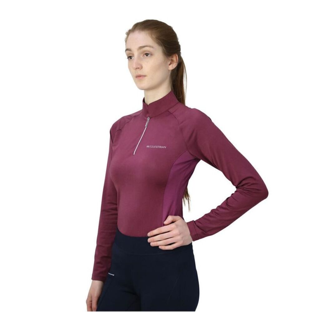 Hy Womens/Ladies Synergy Sports Top / Fig
